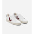 Veja V-12 Leather White Marsala Nautico